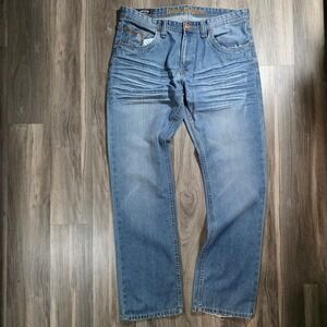 Pepe Jeans London United Kingdom Mens Straight Leg Blue Denim Jeans 37x33 1376